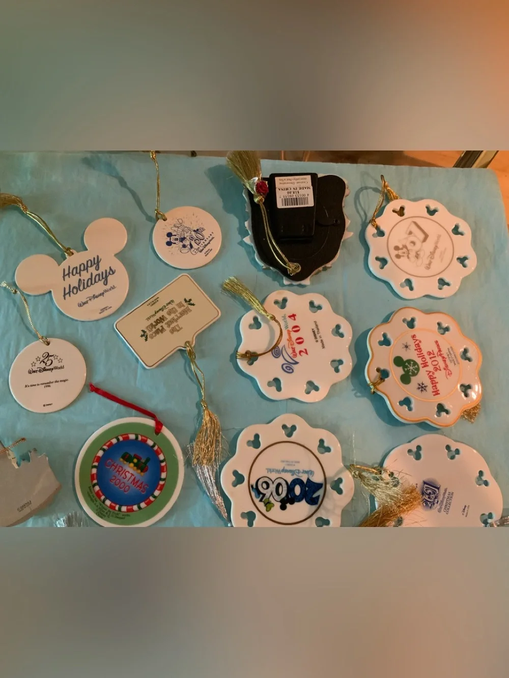 Vintage Disney Chritmas Ornaments Bundle 24pc